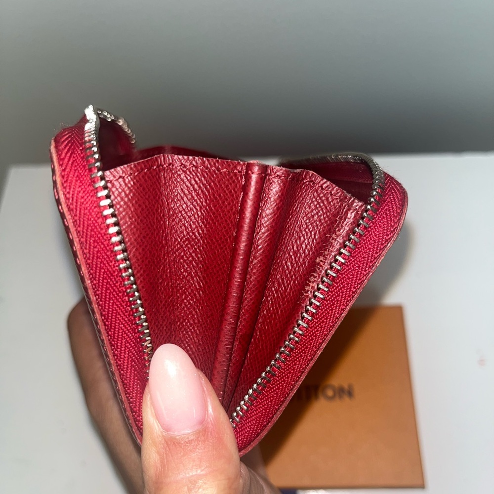 Louis Vuitton Red Epi Compact Zippy Wallet (COA included) - Picture 10 of 16